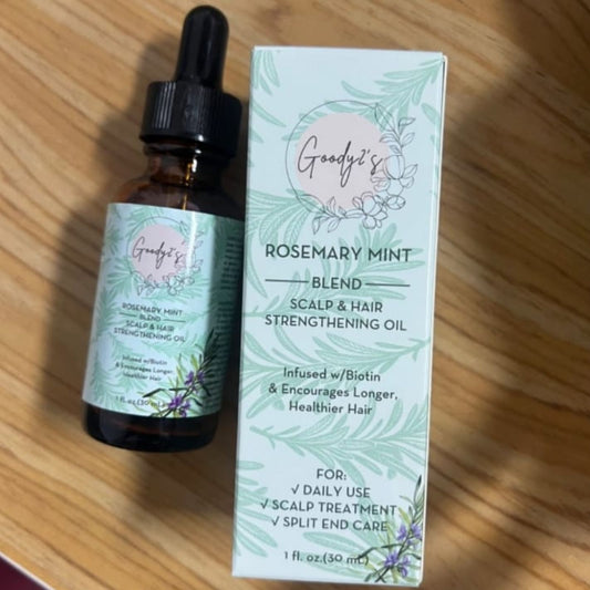 Rosemary Mint Blend Scalp & Hair Strengthening Oil - Nourish Your Roots for Vibrant, Healthy Hair