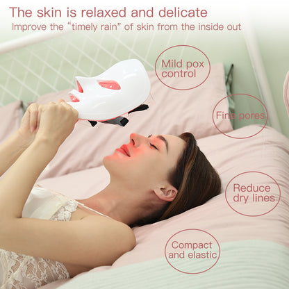 Goody 2's 7 Colors LED Phototherapy Face Mask Light Therapy for Wrinkle Acne - Photon Skin Care Beauty Mask