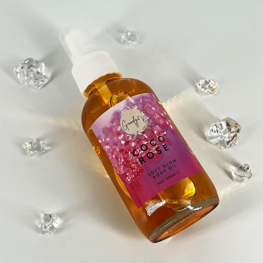 Goody 2's Coco Rose Soft Glow Body Oil - 120 ml | Hydrating with Coconut & Rose Extracts | Natural, Vegan, Cruelty-Free