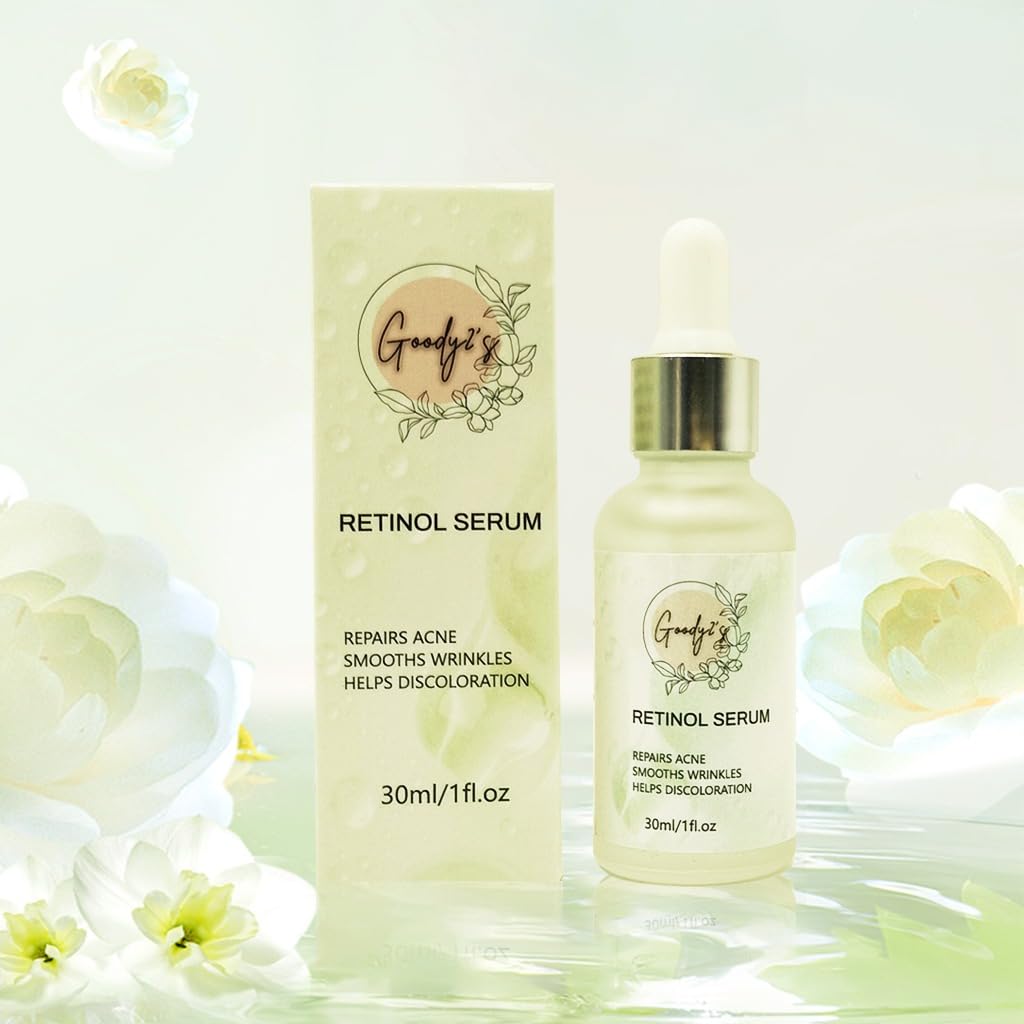 Goody 2's Retinol Serum for Face - Anti-Aging Serum with Retinol, Hyaluronic Acid, and Vitamin E - 1 fl oz