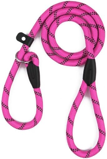 5ft  Reflective No Pull Nylon Slip Lead Dog Training Leash