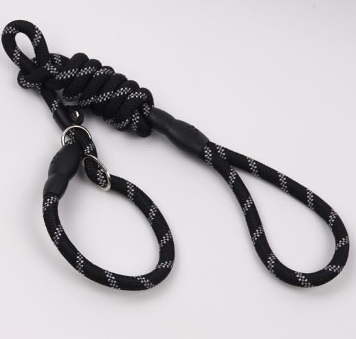 5ft  Reflective No Pull Nylon Slip Lead Dog Training Leash