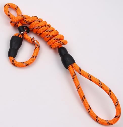 5ft  Reflective No Pull Nylon Slip Lead Dog Training Leash