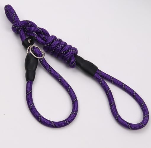 5ft  Reflective No Pull Nylon Slip Lead Dog Training Leash