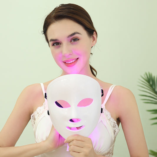 Goody 2's 7 Colors LED Phototherapy Face Mask Light Therapy for Wrinkle Acne - Photon Skin Care Beauty Mask