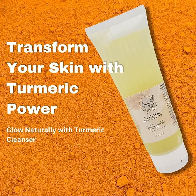 Goody 2's Beauty Turmeric Face Wash Cleanser - Gentle Face Wash for All Skin Types & Dull Skin, Acne Prone Skin, Dark Spots, and Anti-Aging