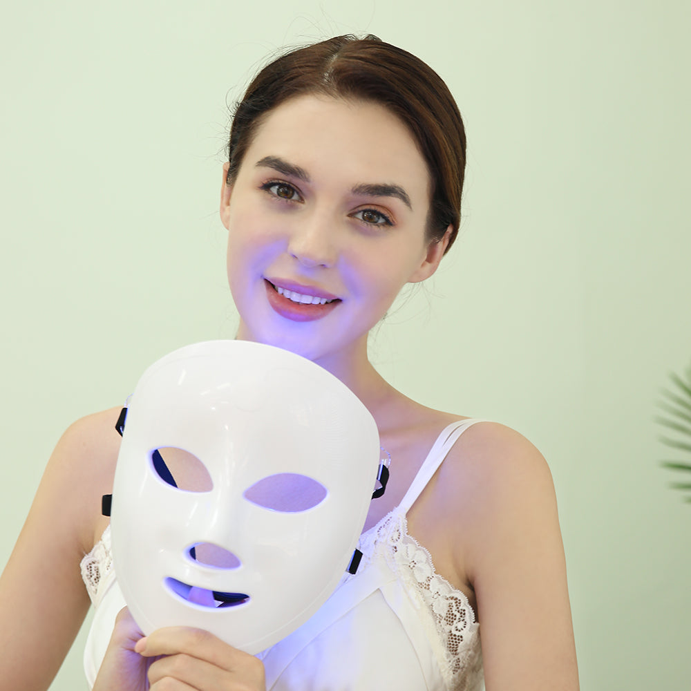 Goody 2's 7 Colors LED Phototherapy Face Mask Light Therapy for Wrinkle Acne - Photon Skin Care Beauty Mask