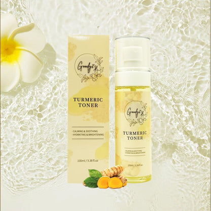 Goody 2's Turmeric Toner - Soothing and Hydrating Natural Skincare Toner for Dry & Oily Skin - 3.38 fl oz