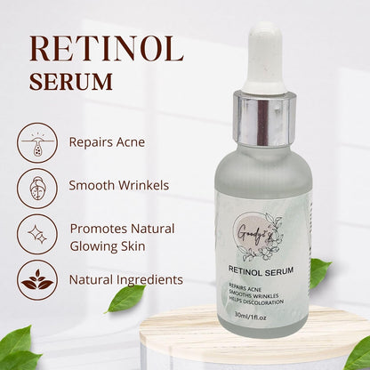 Goody 2's Retinol Serum for Face - Anti-Aging Serum with Retinol, Hyaluronic Acid, and Vitamin E - 1 fl oz