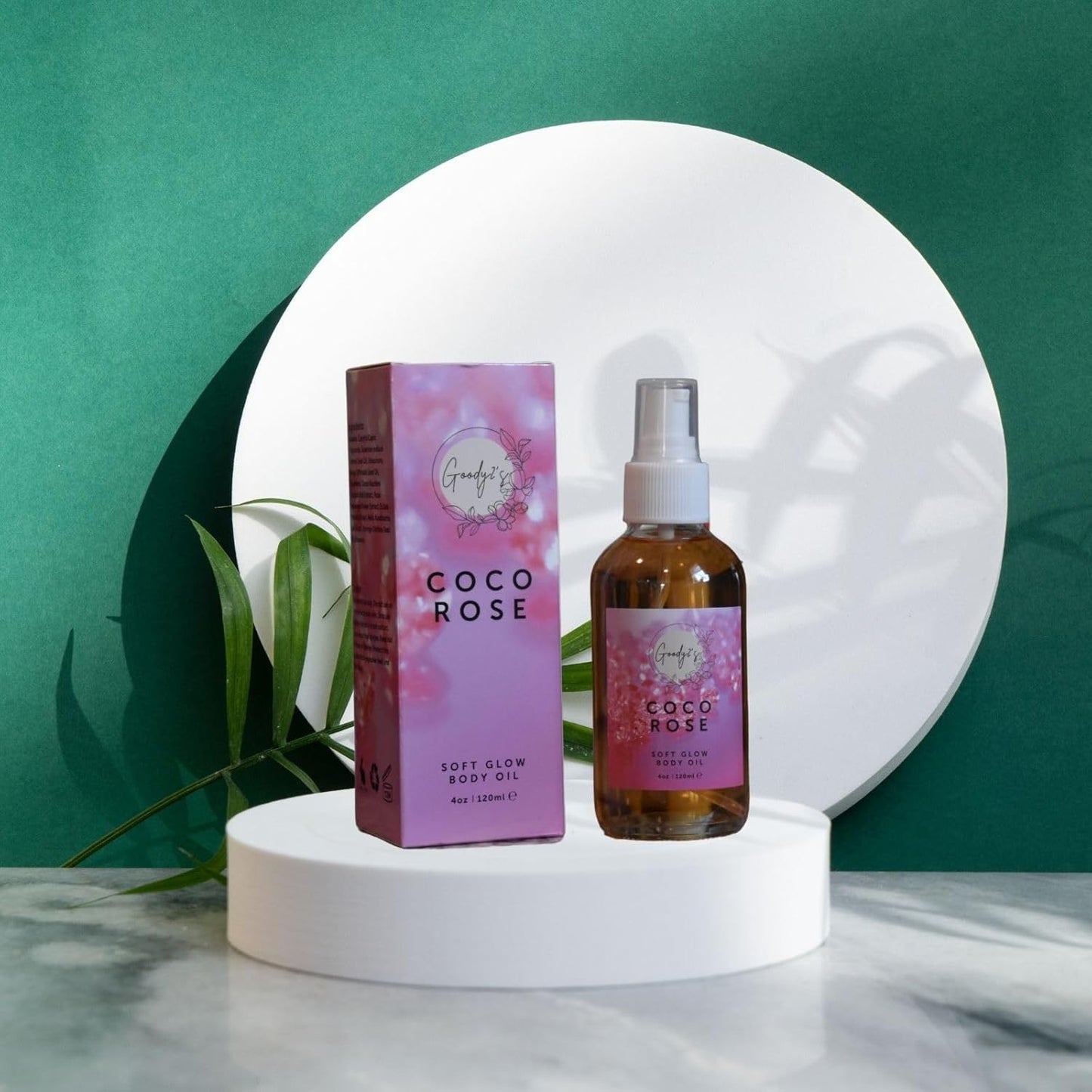 Goody 2's Coco Rose Soft Glow Body Oil - 120 ml | Hydrating with Coconut & Rose Extracts | Natural, Vegan, Cruelty-Free