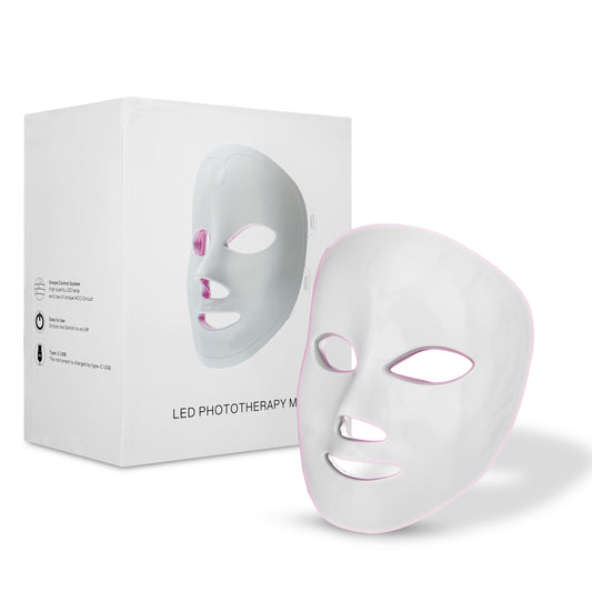 Goody 2's 7 Colors LED Phototherapy Face Mask Light Therapy for Wrinkle Acne - Photon Skin Care Beauty Mask