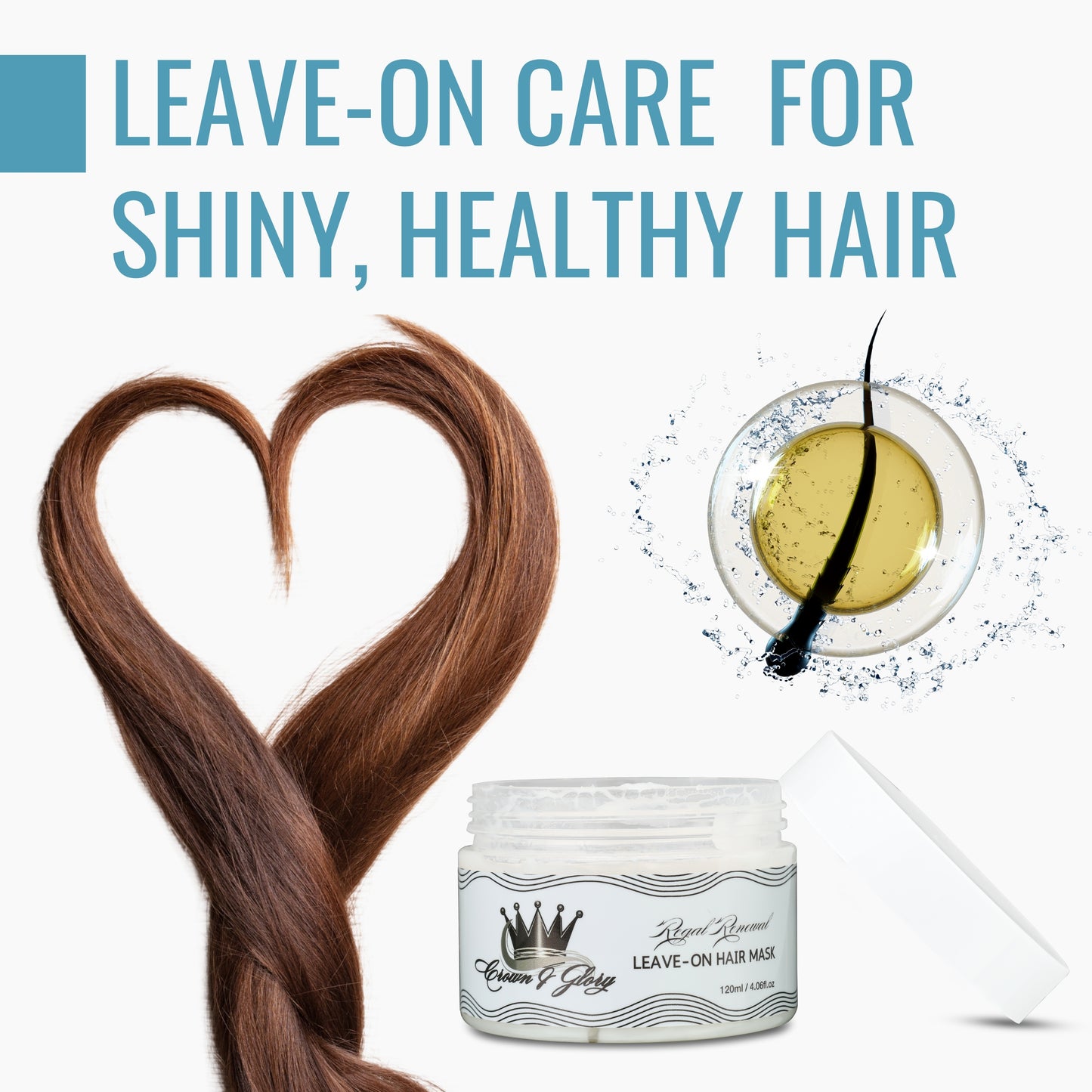 Crown & Glory Hair Mask Leave-on Conditioner 120ml