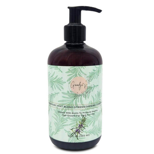 Goody 2's Natural Rosemary Mint Strengthening Conditioner Infused with Biotin to Promote Hair Growth for Thick Full Hair - 355ml