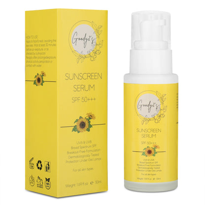 Goody 2's Sunscreen Serum - 1.69 fl oz - SPF 50 with Skin Hydrating Squalane and Broad Spectrum SPF 50 - Face Sunscreen For All Skin Types and Skin Tones