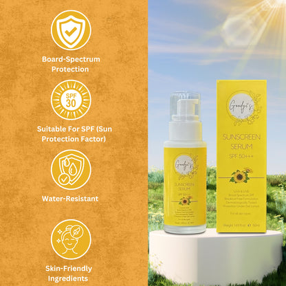 Goody 2's Sunscreen Serum - 1.69 fl oz - SPF 50 with Skin Hydrating Squalane and Broad Spectrum SPF 50 - Face Sunscreen For All Skin Types and Skin Tones